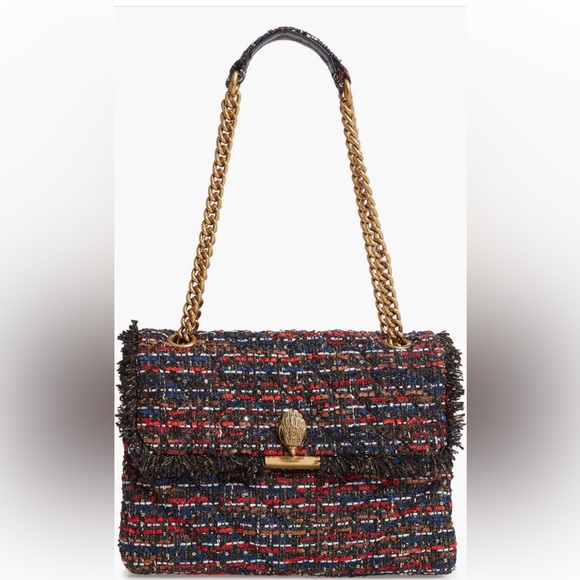 Kurt Geiger Handbags - Kurt Geiger Large Kensington Tweed Shoulder Bag